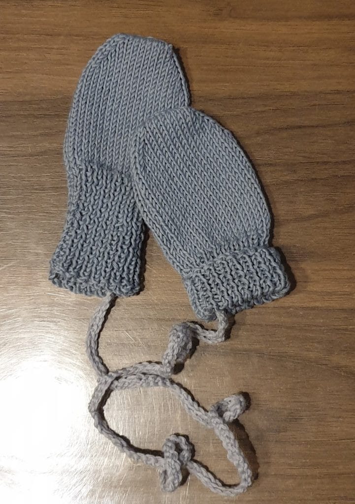 moufles tricot bébé bio