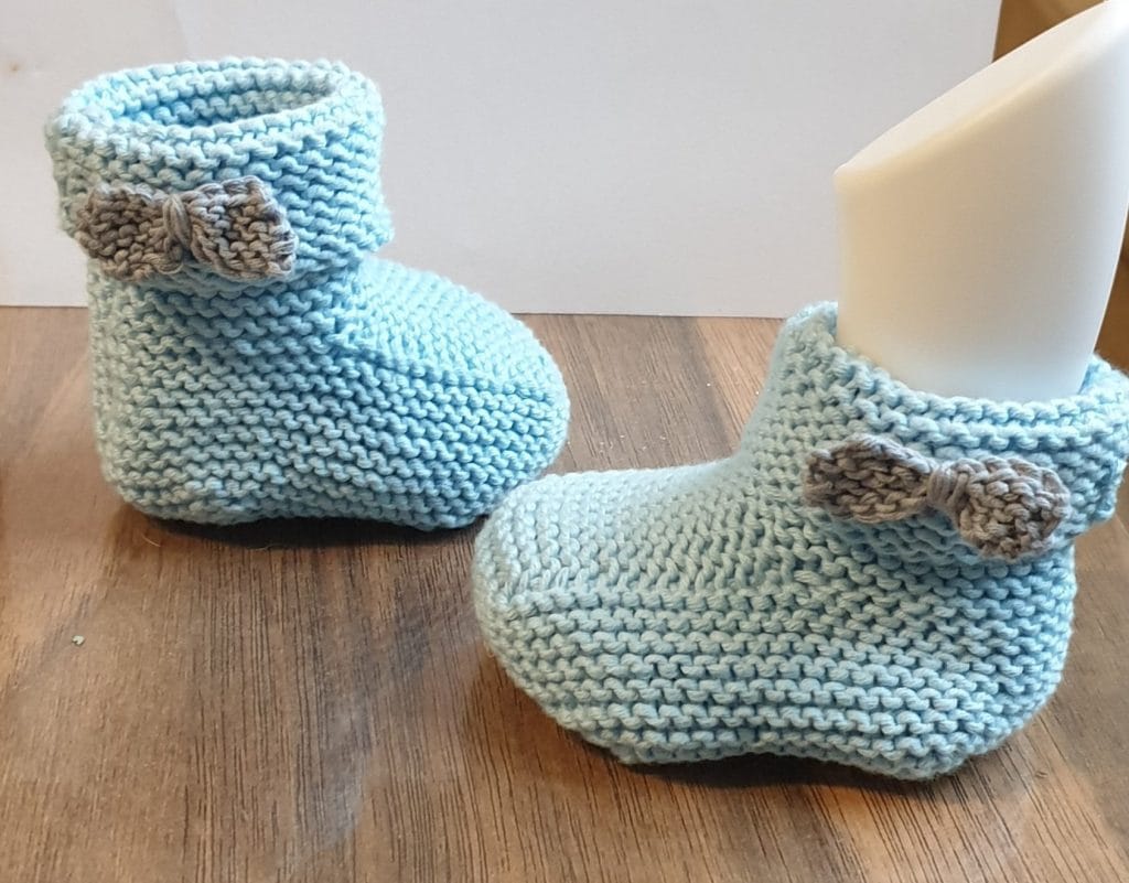 chaussons tricot bébé bio