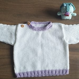 pull tricot bébé bio