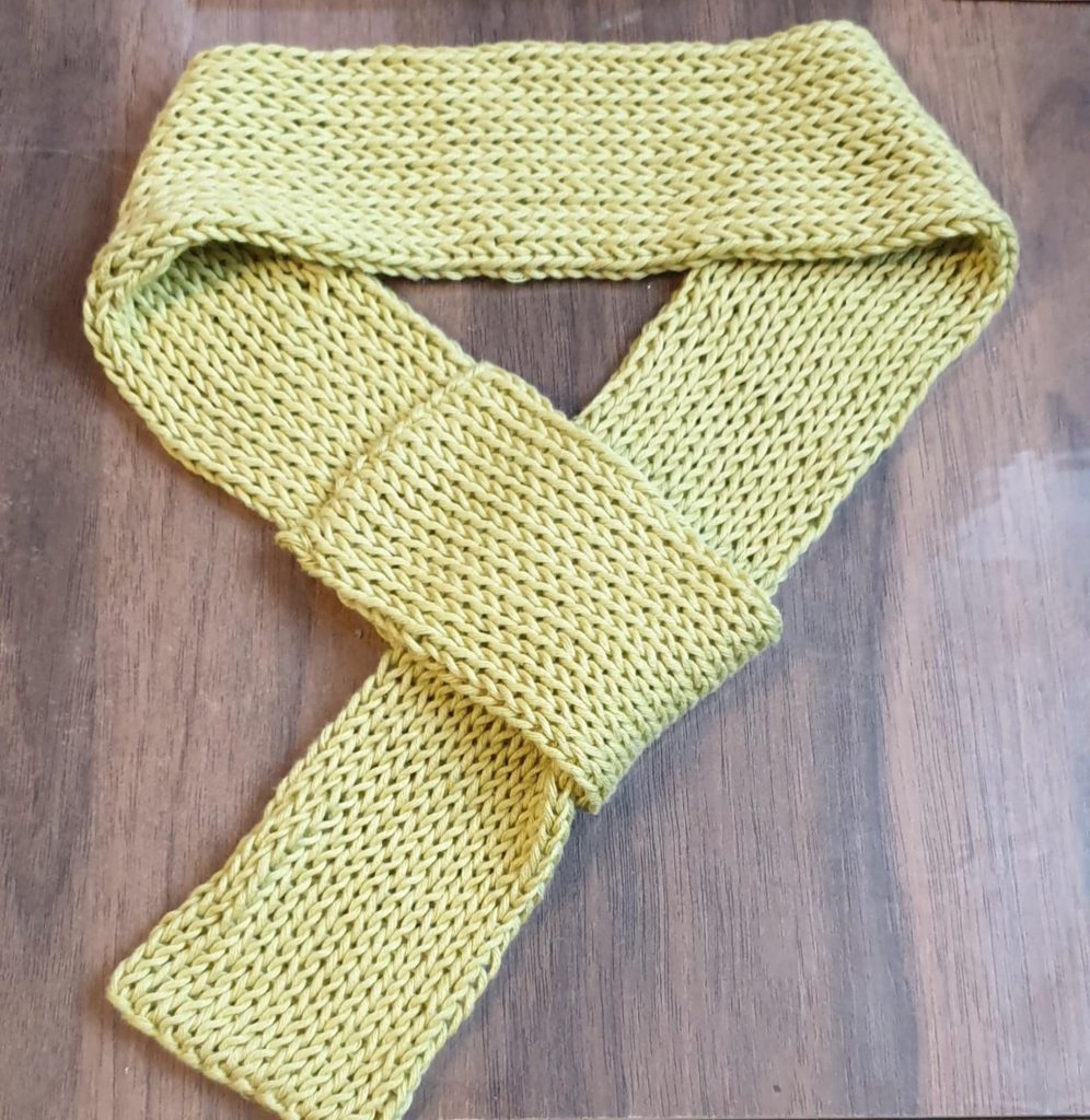 écharpe-bio-bébé-tricot-fait-main-personnalisable