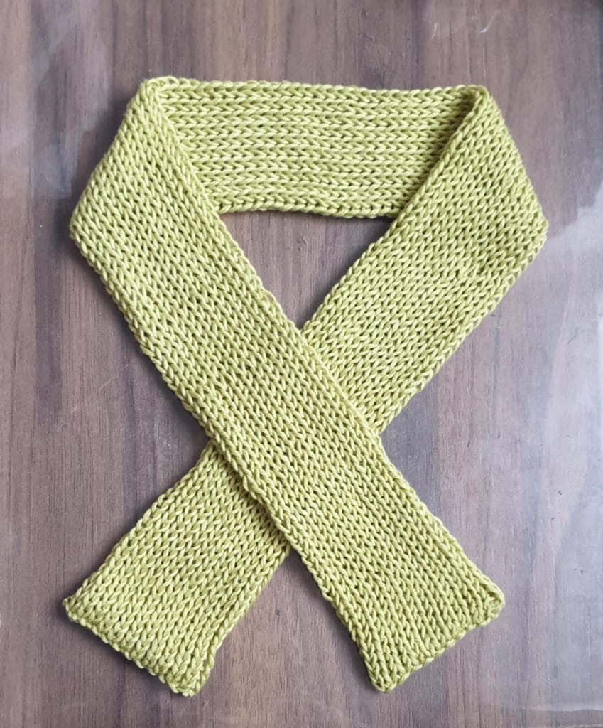 écharpe-bio-bébé-tricot-fait-main-personnalisable