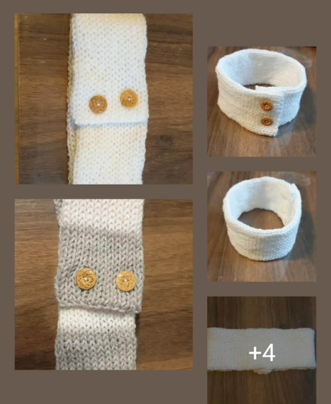tour de cou 100% bio tricot artisanal personnalisable
