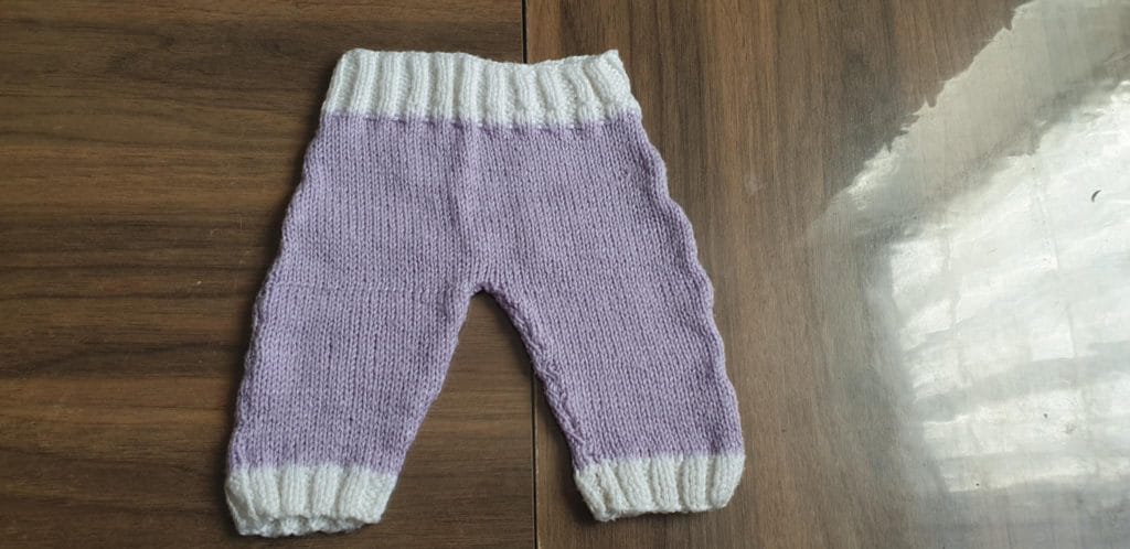 pantalon 100% bio en tricot artisanal personnalisable 