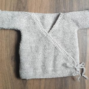 cache cœur 100% bio en tricot fait main personnalisable